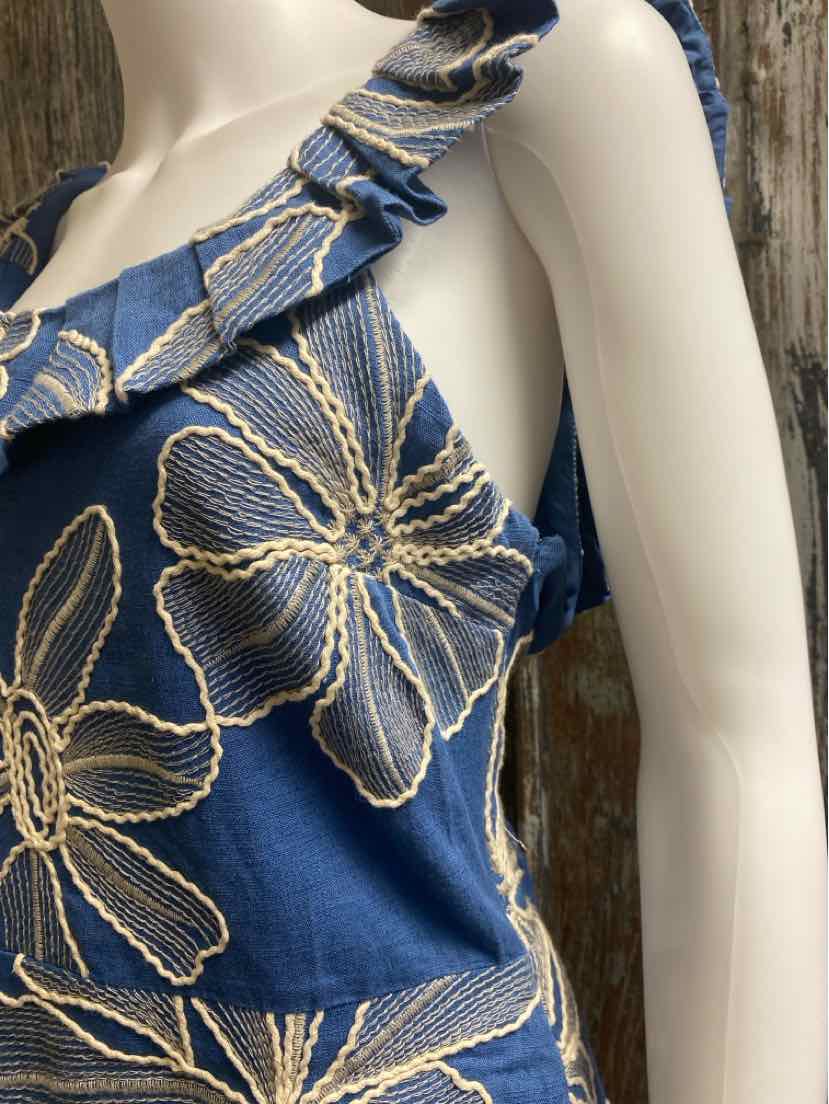 Loft Size 14 Blue Dress
