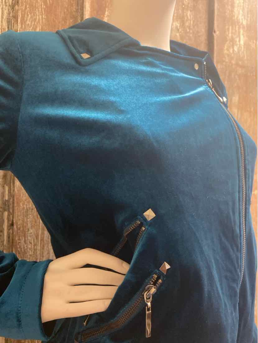 Belle Badgley Mischka Size Medium Teal Jacket