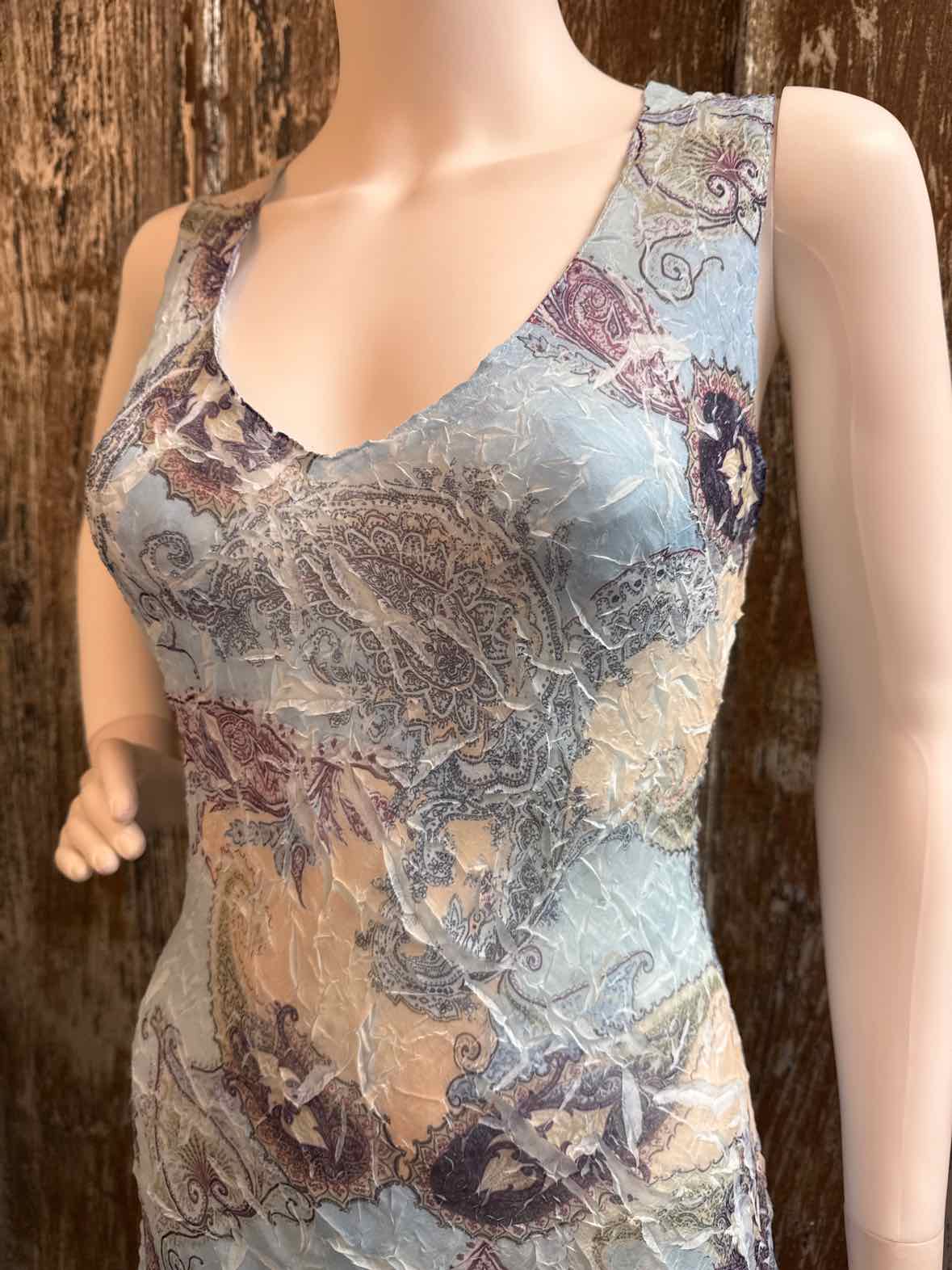 Komarov Size Medium Blue Dress