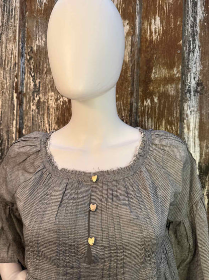 eri + ali Size extra small blue stripe tops