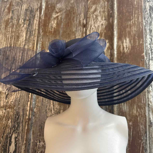August Hat Company Size One Size Navy Hat