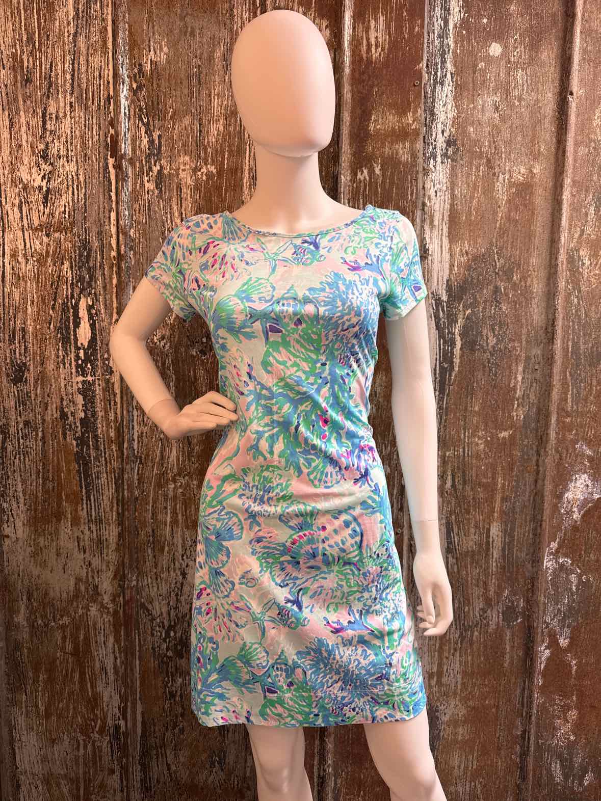 Lilly Pulitzer Size small Blue Print Dress