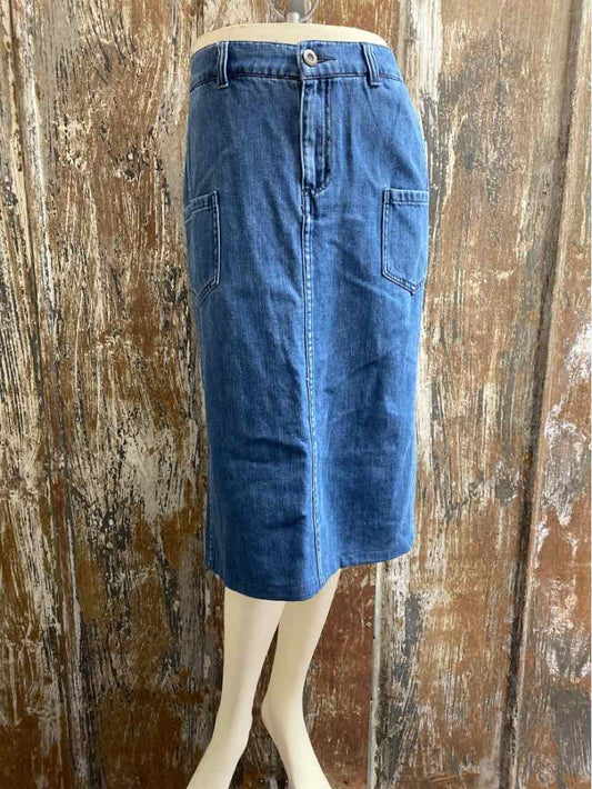 Orvis Size 16 Denim Skirt