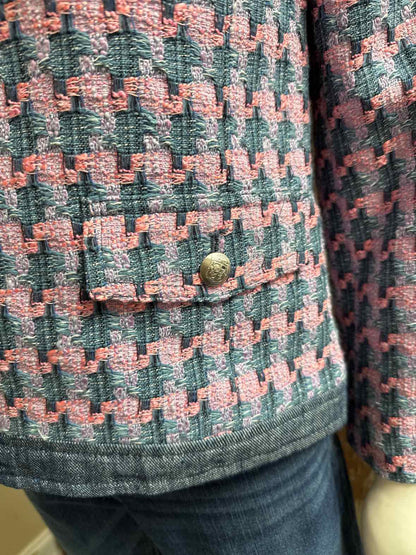 Talbots Size 6 (Small) blue/pink Jacket