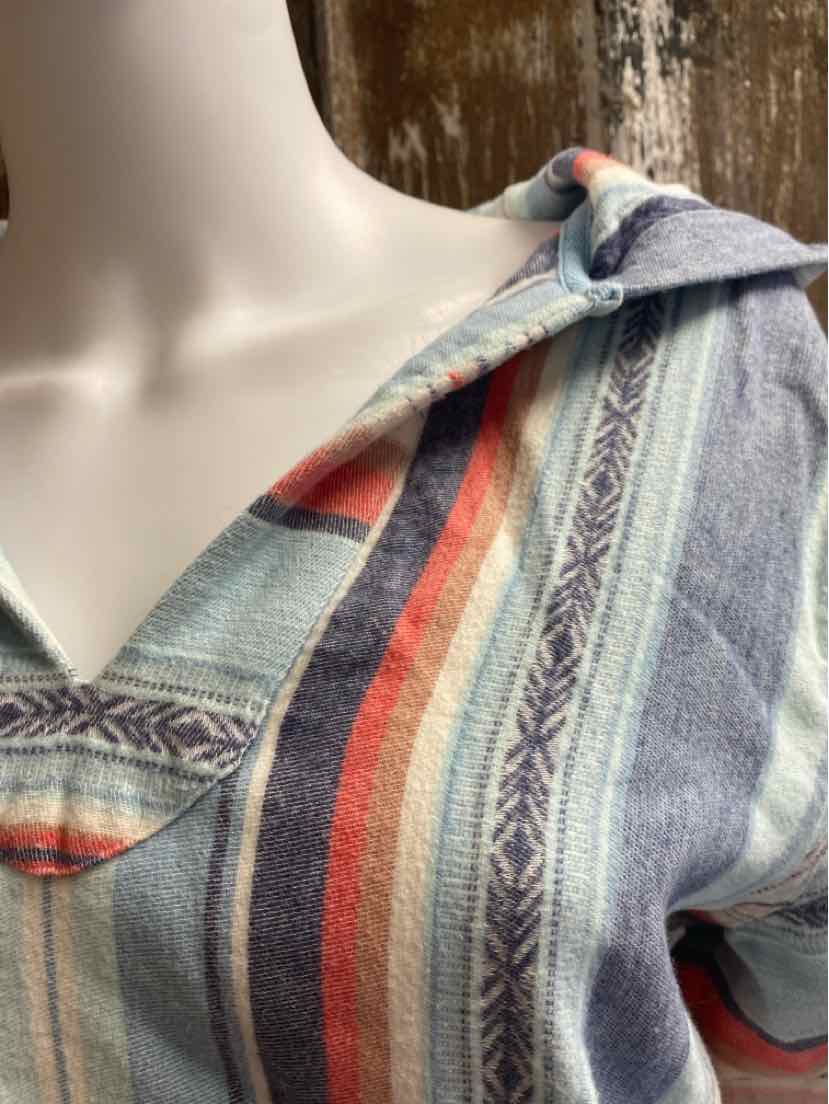 Faherty Size Large Blue Print tops