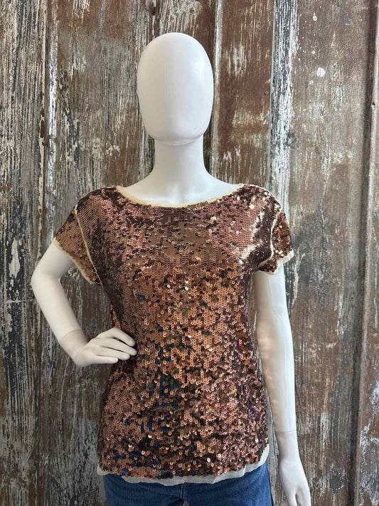 Loft Size small Gold tops