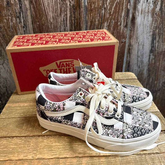 VANS 6 pink floral Sneakers