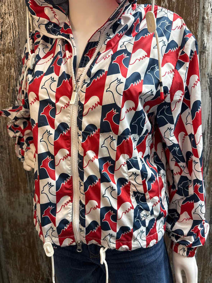 Rossignol Size small Red/Navy Print Jacket