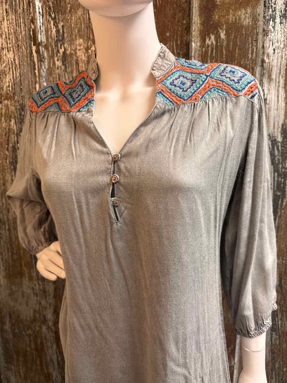 Solitaire by Ravi Khosla Size extra small Gray Dress