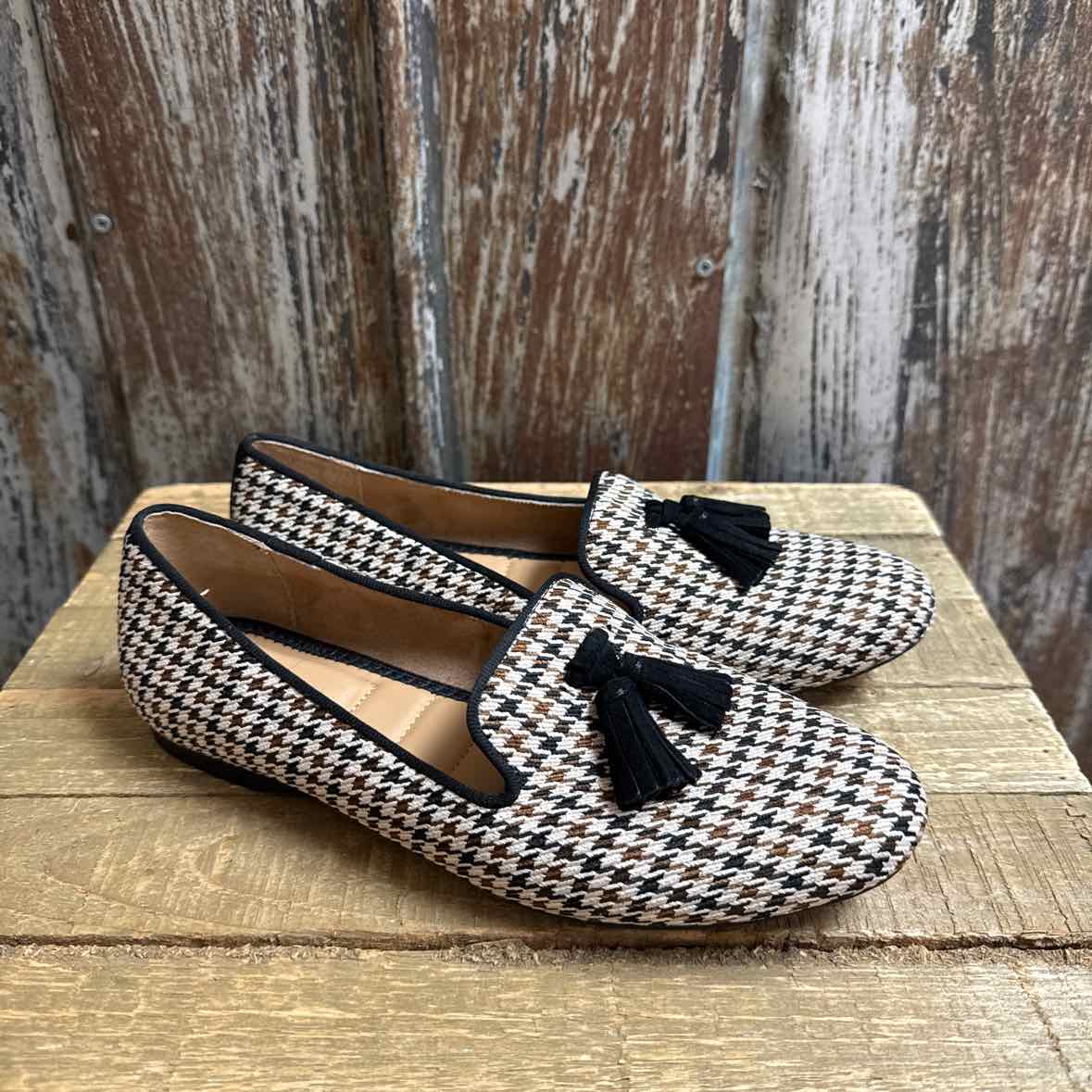 Kelly & Katie 7.5 Brown Herringbone Shoes