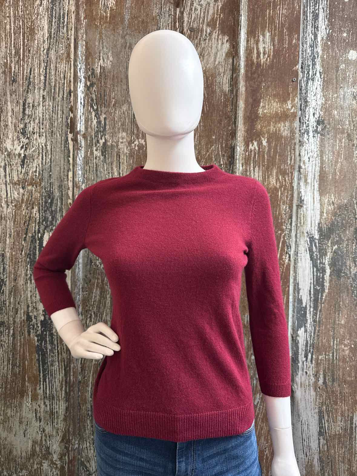 Talbots Size Small Petite Red Sweater
