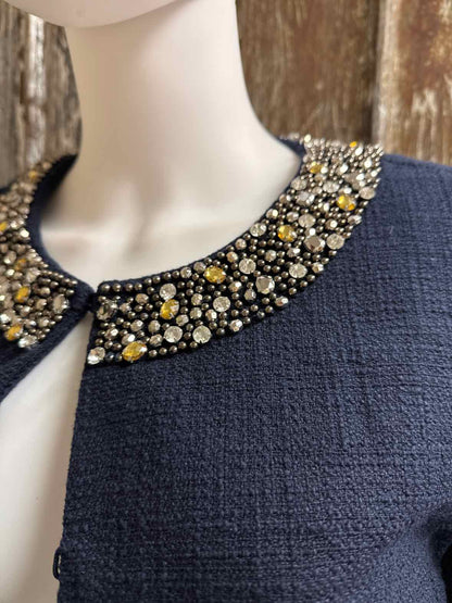 Talbots Size 14 Navy Blazer