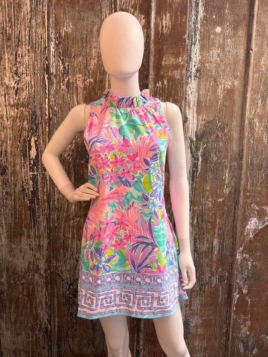 Lilly Pulitzer Size 2 (Extra Small) pink floral Romper