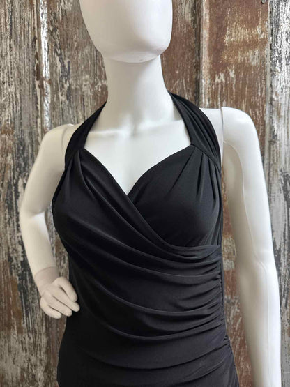 Norma Kamali Size Large Black Evening Dress