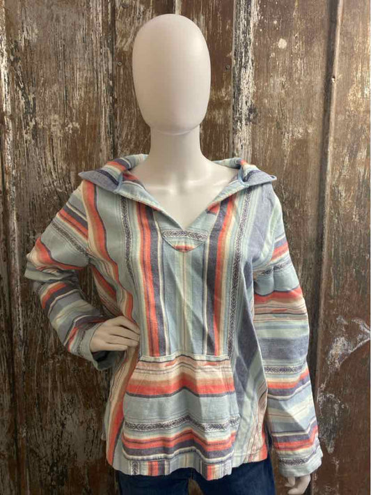 Faherty Size Large Blue Print tops