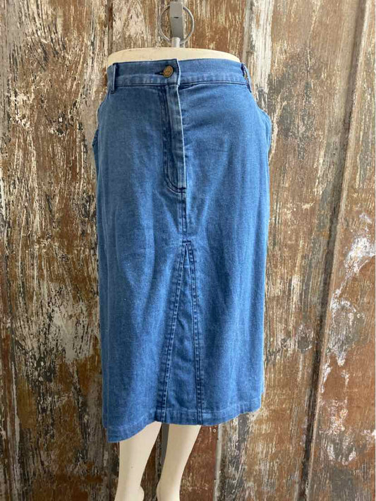 Orvis Size 16 Denim Skirt