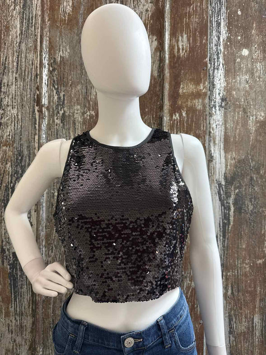 Do + Be Size Medium Black tops