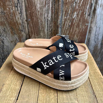 Kate Spade 6.5 Black Sandals