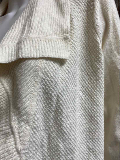 Talbot's Size Large Petite White Cardigan