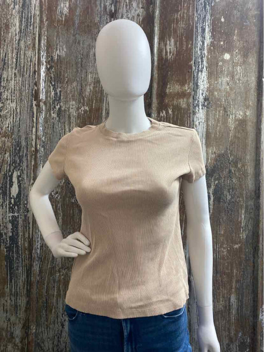 Elie. Elie Tahari Size small Tan T-shirt