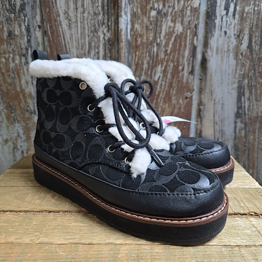 Coach 7 Black Boots