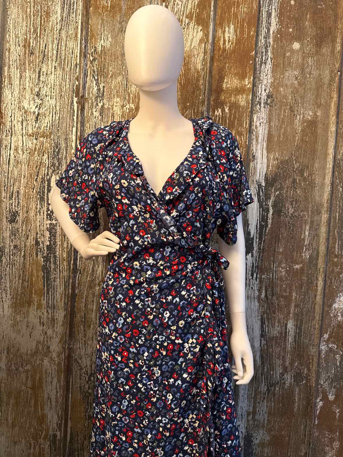 Buffalo Size Medium Blue floral Print Dress