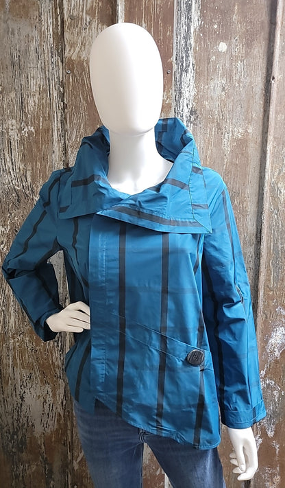 LIV by Habitat Clothes Size Medium Blue Plaid Jacket