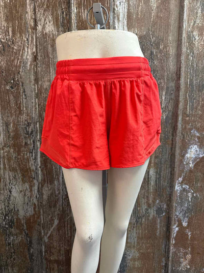 lululemon Size 6 Red Shorts