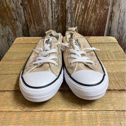 Converse 9 Tan Print Sneakers