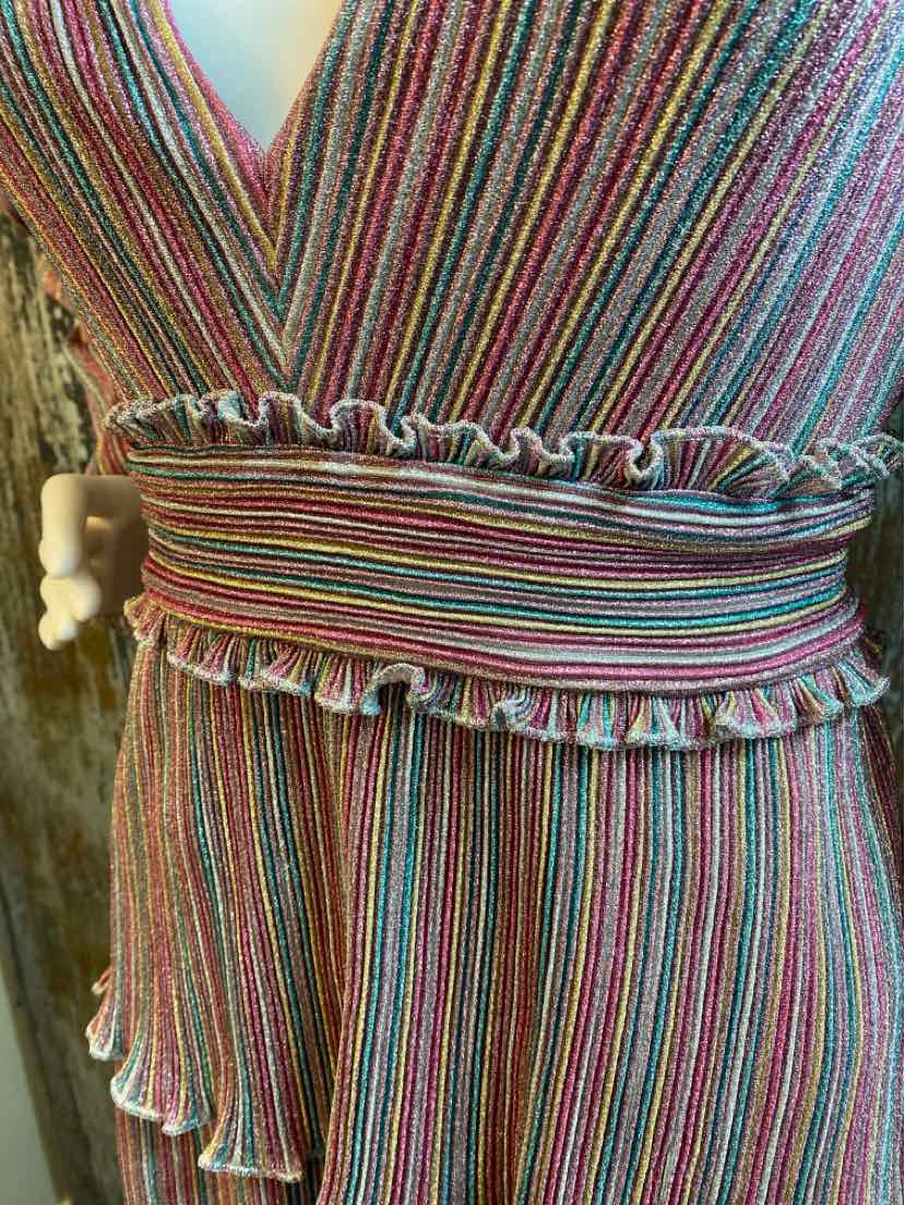 Saylor Size Large Purple stripe Dress