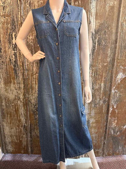 Chico's Size Medium Denim Vintage Dress