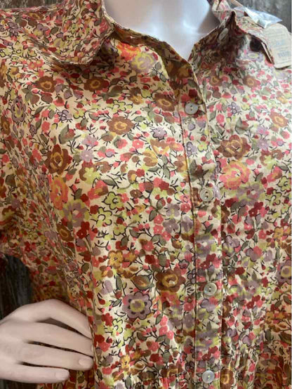 Natural Life Size Large Brown floral print Dress