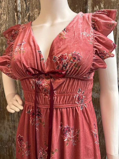 francesca's Size extra small pink print Dress
