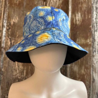 Beyond Van Gogh Size One Size Blue Hat