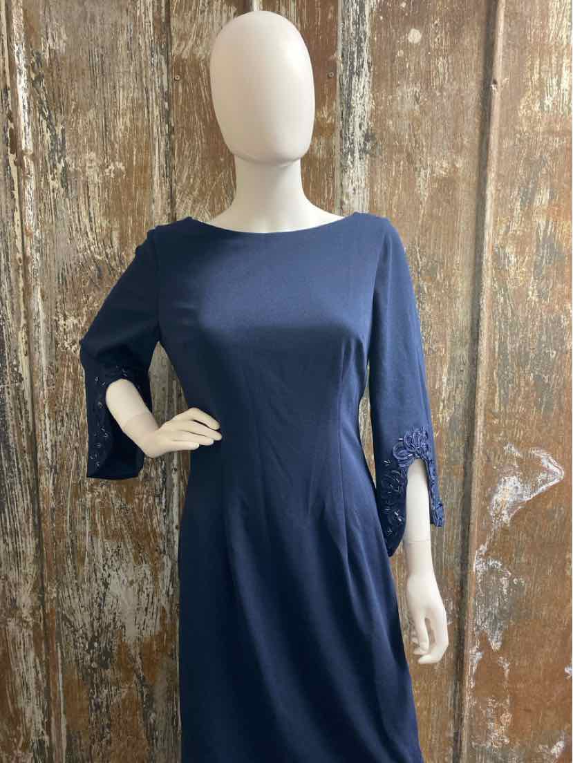 JS Collection Size 8 (Medium) Navy Evening Dress