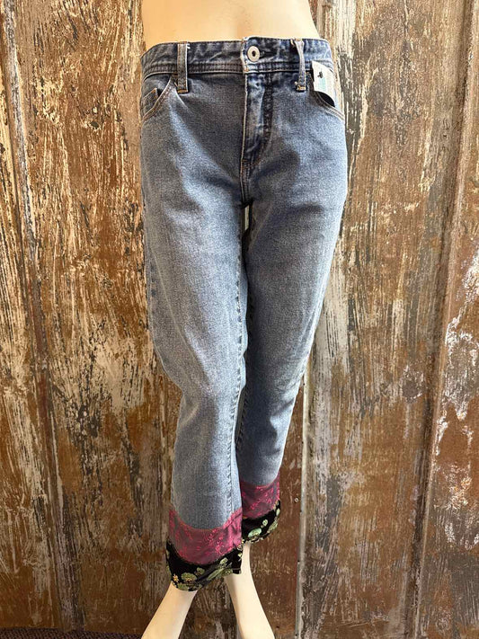 pilcro and the letterpress Size 2 Denim Crop Jeans