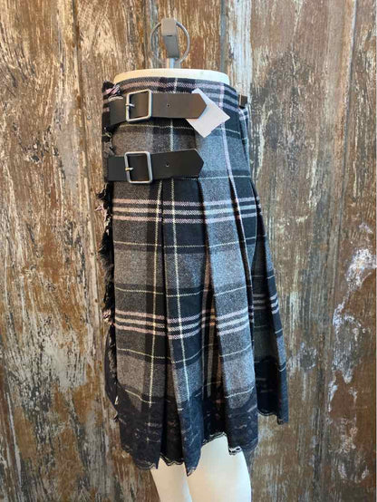 etcetera Size 0 Black plaid Skirt