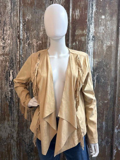 Colleen Lopez Size Medium Tan Jacket