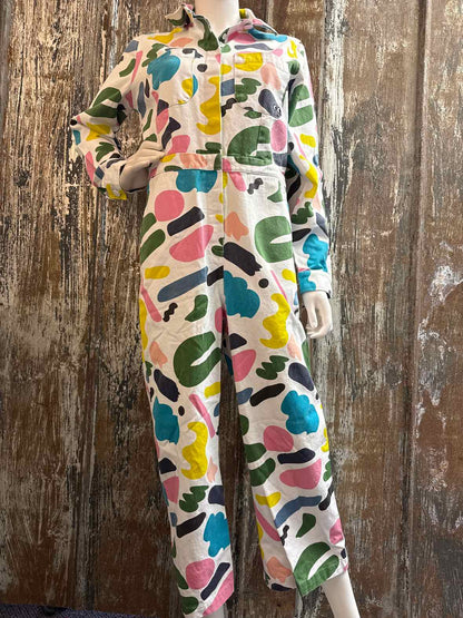 Lazy Oaf Lazy Oaf Size 8 (Medium) Multi Color Boiler Suit
