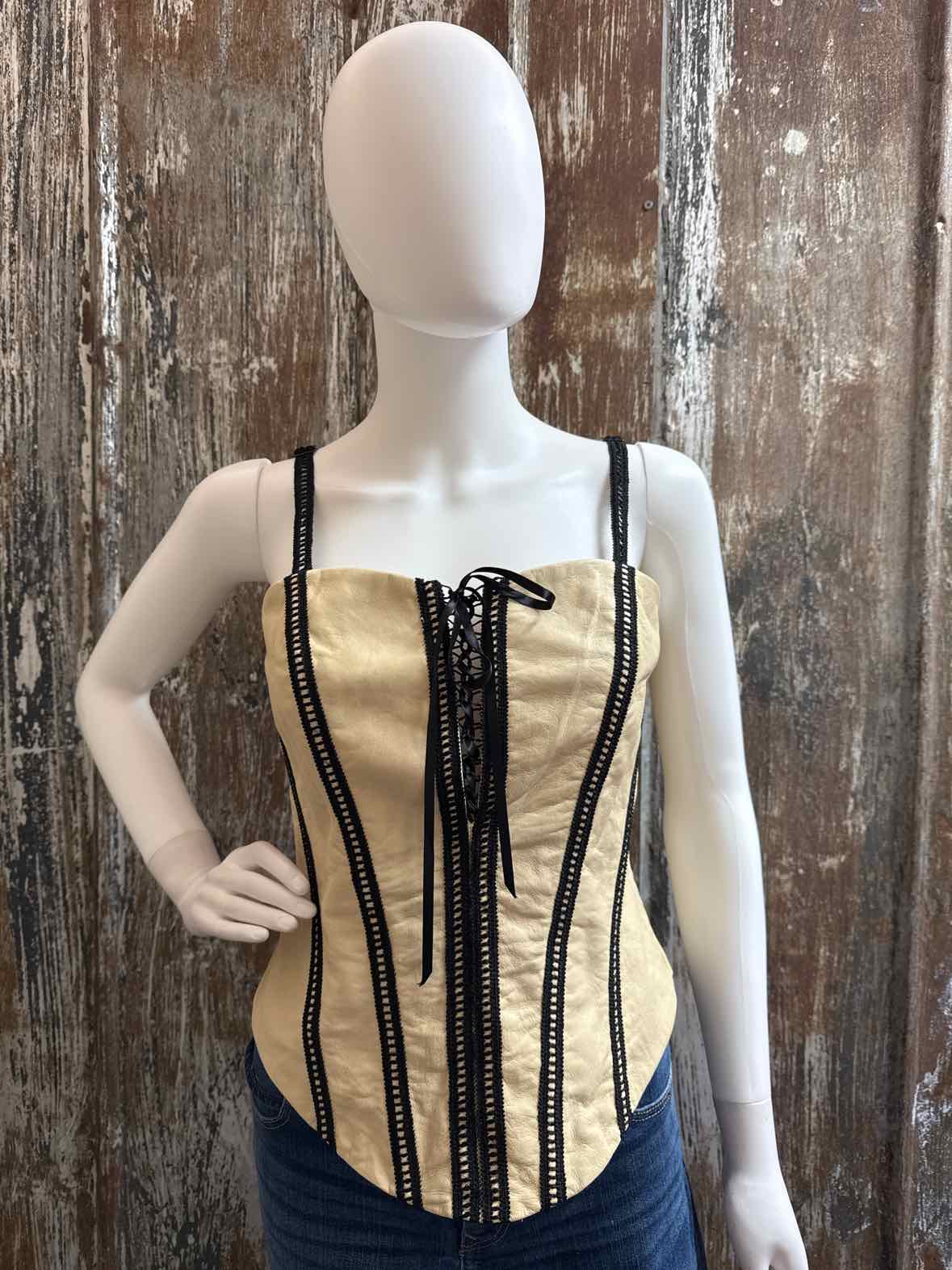 Danier Size 8 (Medium) Cream Corset