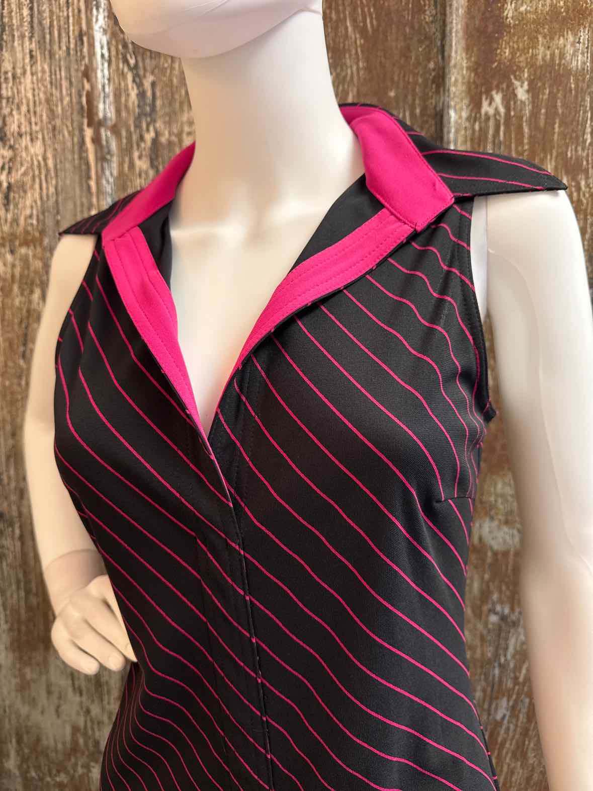 Express Size small Black & Fuchsia Vintage Dress