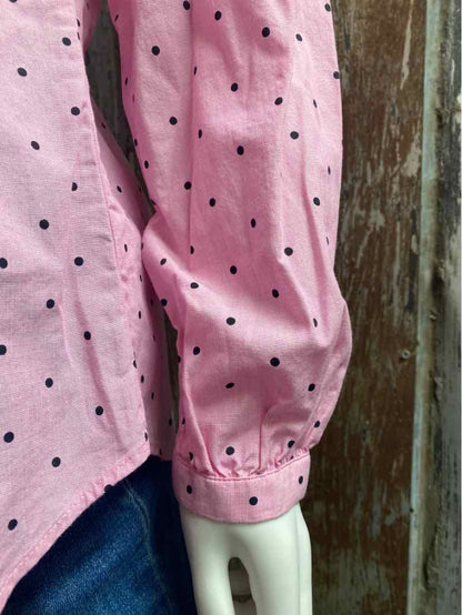 Talbot's Size Medium Pink Polka Dot tops