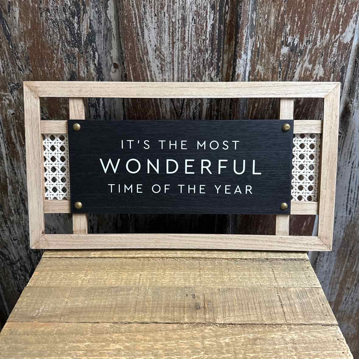 Holiday Time Christmas Sign