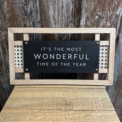 Holiday Time Christmas Sign