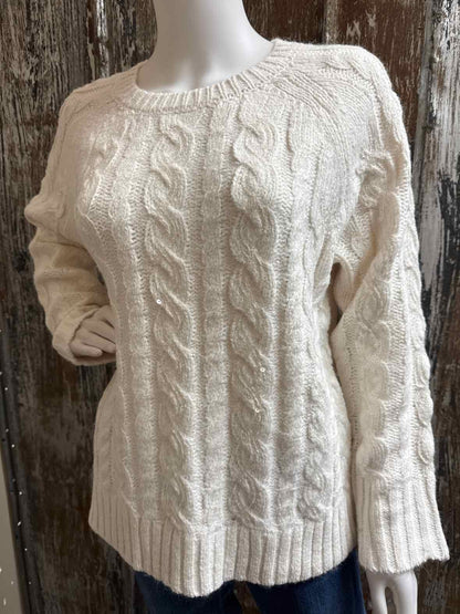 Christopher & Banks Size Medium White Sweater