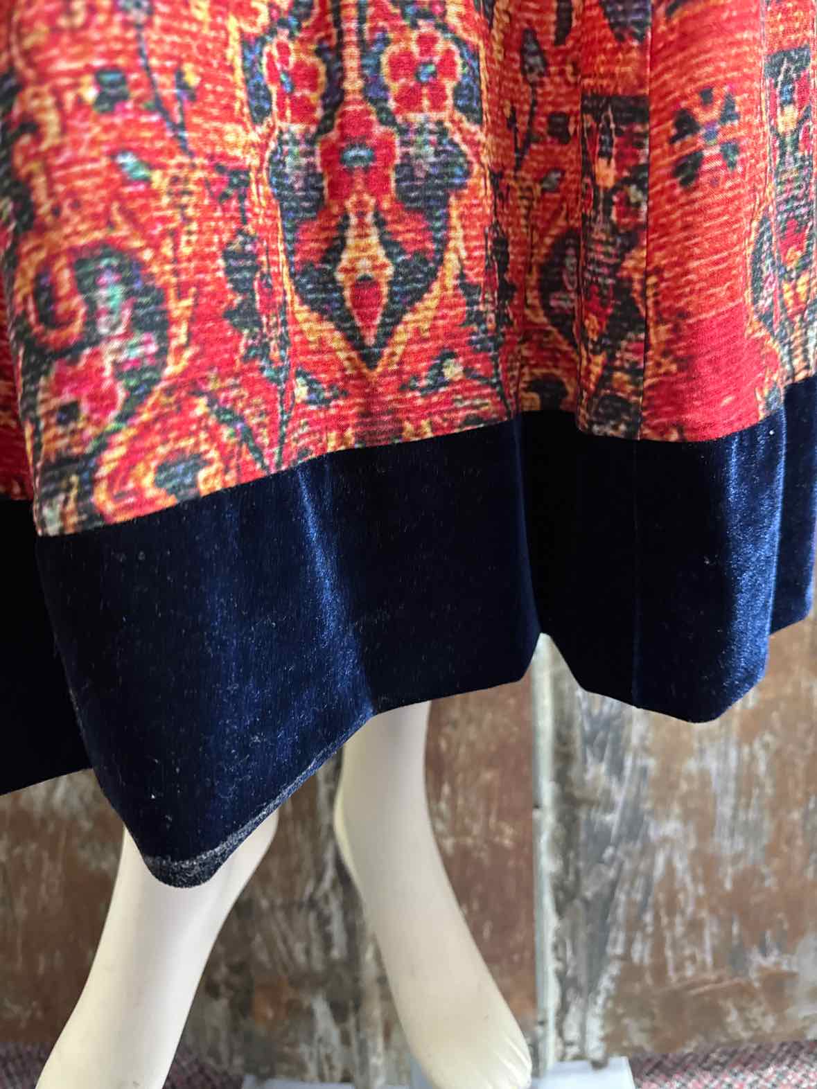 Soft Surroundings Size Medium (8/10) Orange print Skirt