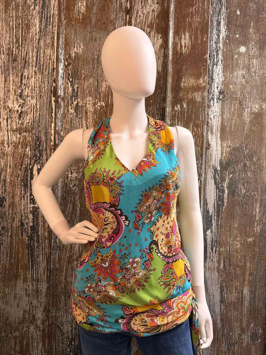 Talk of the Walk Size small Blue Print tops
