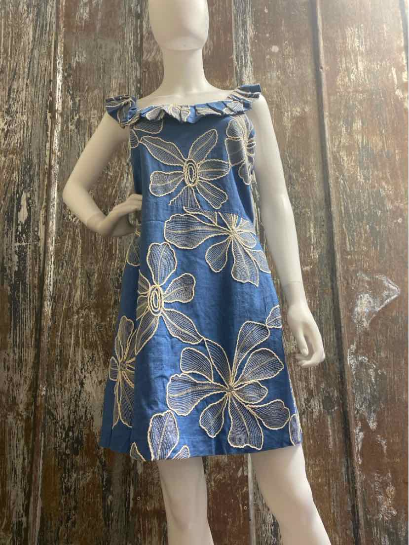 Loft Size 14 Blue Dress