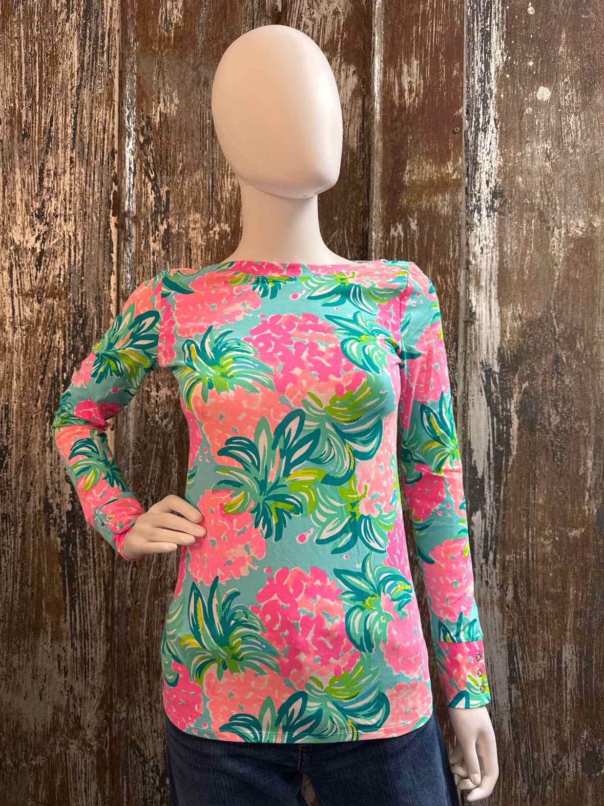 Lilly Pulitzer Size extra small pink print tops