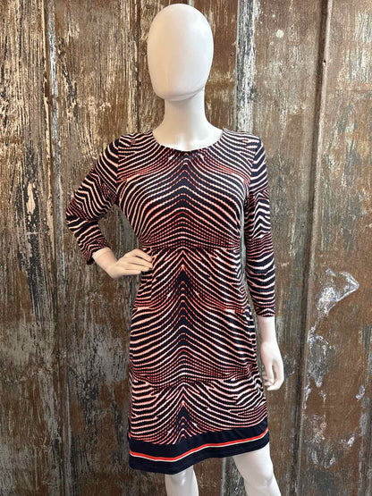 Michael Kors Size 8 (Medium) Orange print Dress